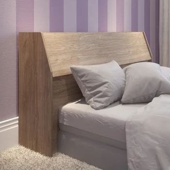 Cabeceira Baú Stand Para Casal Castanho 1252